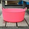 3.9Gal/15L Tubtrug Flexible Small Shallow Bucket - Pink