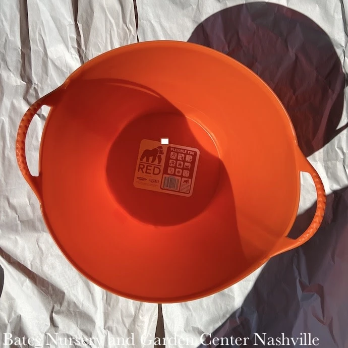 6.5Gal/26L Tubtrug Flexible Medium Bucket - Orange 1 6.5Gal/26L Tubtrug Flexible Medium Bucket - Orange