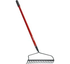 Corona Bow Rake 16-Tine Red FIBERGLASS Handle