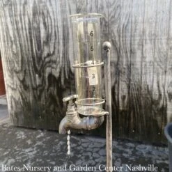 Rain Gauge Stake W/Faucet W/Drip Decor 36" (#1)