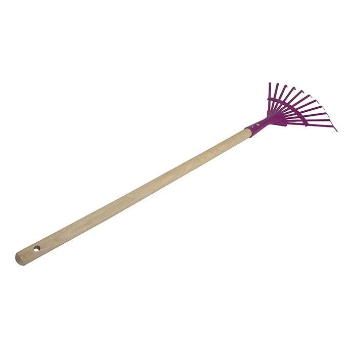 Tool Kids Leaf Rake Wood Handle 1 Tool Kids Leaf Rake Wood Handle